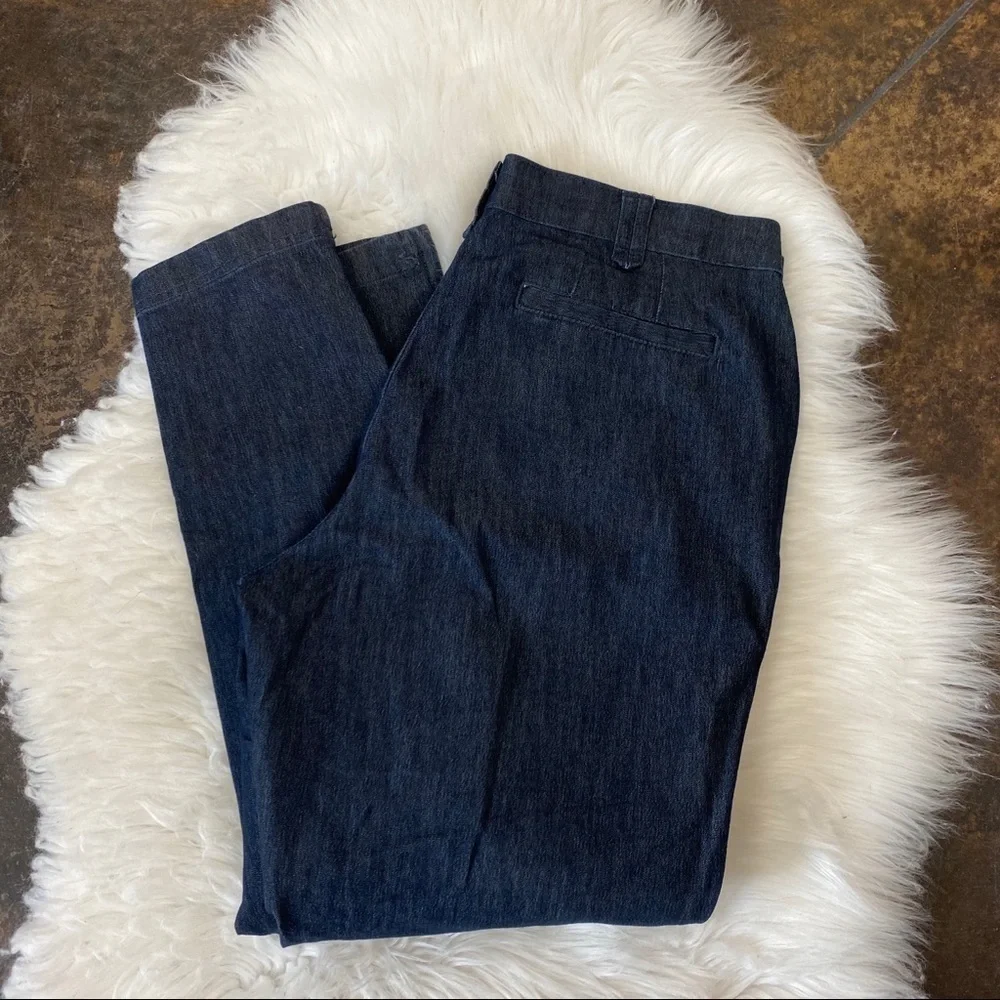 LEE Rider Elastic waist Cropped Jeans Trousers